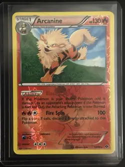 Arcanine 12/99 Reverse Holo NM/LP Pokemon TCG Next Destinies Card - Image 2