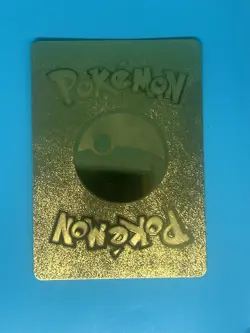 Pokemon Gold Foil Fan Art Card Pikachu V - Image 2