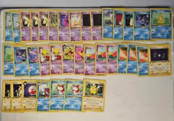 1st Edition Pokemon Card Lot 95 Cards Vintage TCG Trading Cards 90s Y2K - Image 2