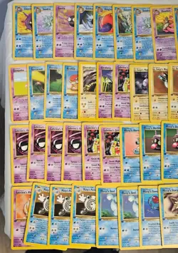 1st Edition Pokemon Card Lot 95 Cards Vintage TCG Trading Cards 90s Y2K - Image 3