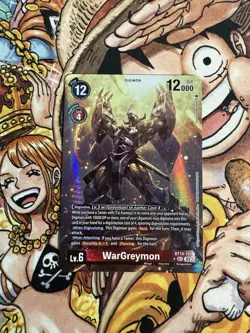 Digimon Card Game WarGreymon BT14-101 Alternative Art Foil - Image 1