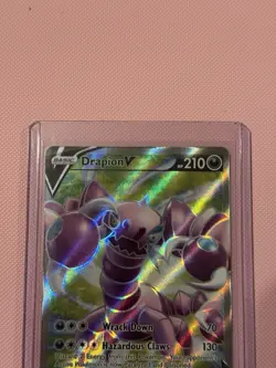 Pokemon Drapion V Full Art Ultra Rare Holo Card 175/185 Vivid Voltage Near Mint - Image 2