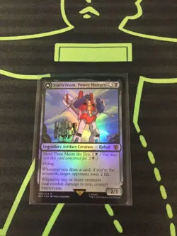 MTG Magic The Gathering Starscream, Power Hungry Foil Transformers Commander - Image 1