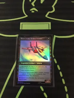 MTG Magic The Gathering Starscream, Power Hungry Foil Transformers Commander - Image 2