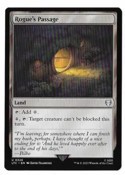MTG Rogue's Passage Lord of the Rings Commander (LTC) Uncommon #0326 Unplayed - Image 1