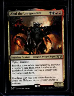 Akul the Unrepentant - 189 - OTJ - NM - MTG Magic the Gathering - Image 1