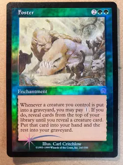 MTG 1x FOIL Foster Mercadian Masques Legacy Magic the Gathering x1 LP - Image 1