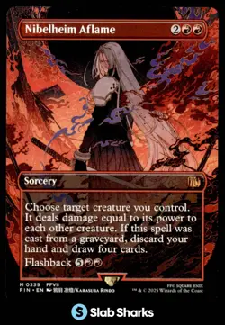 MAGIC THE GATHERING TCG NIBELHEIM AFLAME 0339 - Image 1