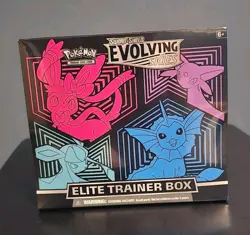 Pokemon TCG Sword & Shield Evolving Skies Elite Trainer Box Factory Sealed-New - Image 1