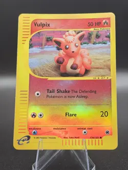 Vulpix 136/165 Expedition Base Set Reverse Holo Pokemon TCG - Image 1