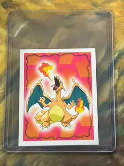 Merlin Collections Sticker Pokemon Charizard #6 NM/M Condition - Image 1