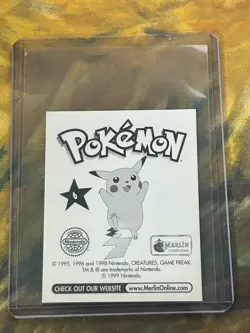 Merlin Collections Sticker Pokemon Charizard #6 NM/M Condition - Image 2