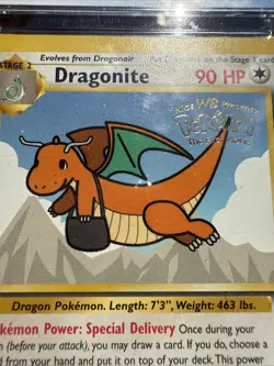 Pokemon TCG Dragonite Mewtwo Strikes Back Black Star Promo CGC 10 PSA (Old 9.5) - Image 3