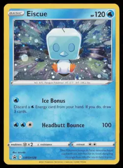 Eiscue SWSH128 Cosmos Holo - 2021 Pokemon Black Star Promo LP - Image 1