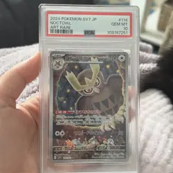 PSA 10 NOCTOWL AR STELLAR MIRACLE 114/102 2024 Pokemon Japanese SV7 GEM MT - Image 1