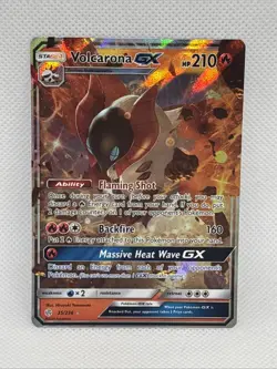 Volcarona GX 35/236 Pokemon TCG Sun Moon Sm-Cosmic Eclipse Holo (Near Mint) - Image 1