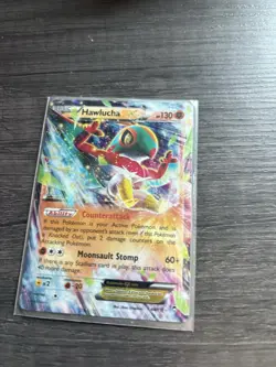Pokemon Hawlucha EX 64/111 Ultra Rare XY Furious Fists DMG - Image 1