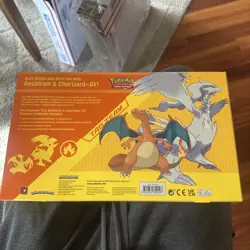 Pokemon TCG Reshiram & Charizard GX Premium Collection Box Small Tear SEALED - Image 2