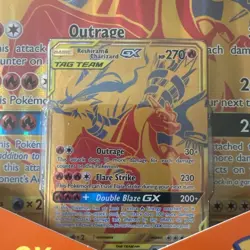 Pokemon TCG Reshiram & Charizard GX Premium Collection Box Small Tear SEALED - Image 4