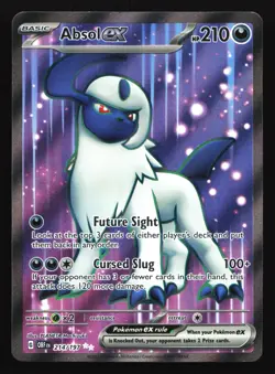 Pokemon Absol ex 214/197 Obsidian Flames Ultra Rare Full Art Holo LP - Image 1