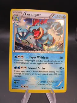 TCG Pokemon Dragon Majesty Feraligatr Holo 24/70 Lot of 2 - Legendsonmain - Image 1