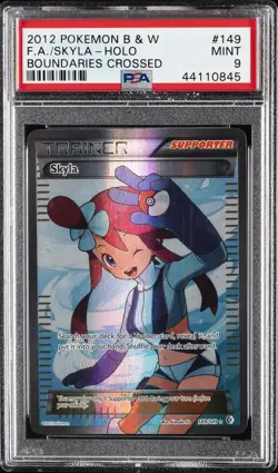2012 POKEMON B&W BOUNDARIES CROSSED #149 FULL ART/SKYLA PSA 9 - Image 1