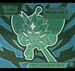 GERMAN Pokemon Top Trainer Box Crimson & Purple Twilight Masquerade SEALED - Image 1