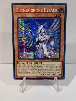 DIVINER OF THE HERALD 1ST EDITION PRISMATIC SECRET RARE MP22-EN056 YUGIOH! - Image 1