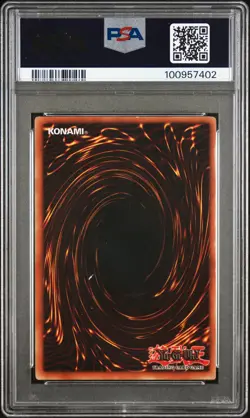 2002 YU-GI-OH! STARTER DECK: YUGI #006 DARK MAGICIAN PSA 8 - Image 2