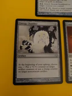 Energy Chamber, Neurok Stealthsuit & Cranial Plating Fifth Dawn. MTG 3 Card. - Image 4