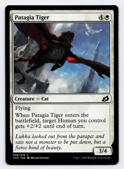 Patagia Tiger [026/274] IKO Common Non-Foil [MTG Card English] - Image 1