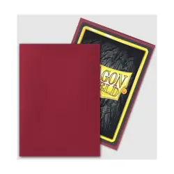 Arcane Tinmen Card Protection Standard Sleeves - Matte Blood Red (10 SW (New) - Image 2