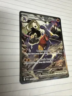 Pokemon TCG Cynthia's Garchomp EX Holo Card 232/182 Destined Rivals - Image 1