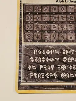 Alph Lithograph HGSS Undaunted Ultra Rare Pokemon Card - Image 3