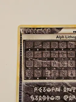 Alph Lithograph HGSS Undaunted Ultra Rare Pokemon Card - Image 4