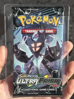 POKEMON SUN & MOON ULTRA PRISM Sealed 10-Card BOOSTER PACK (Dawn Wings Necrozma) - Image 1