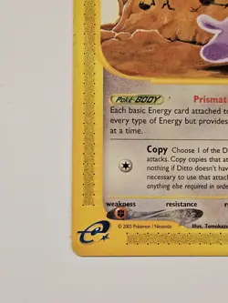 Pokemon TCG Ditto Skyridge 51/144 Regular Common Card - Image 3