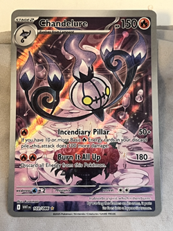 Chandelure 103/86 | Sv: White Flare | Holo IR | Pokemon Card TCG | NM Full Art - Image 2