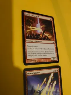 Mana Geyser & Spark Elemental Fifth Dawn. MTG 2 Card. sorcery & elemental - Image 4