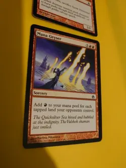 Mana Geyser & Spark Elemental Fifth Dawn. MTG 2 Card. sorcery & elemental - Image 5