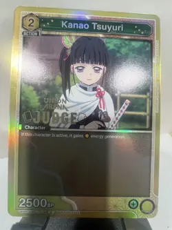 Kanao Tsuyuri KMY-1-014 Judge Promo Prize Card Union Arena English Demon Slayer - Image 1