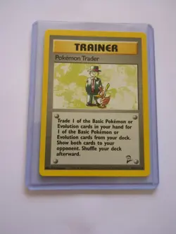 Trainer RARE Pokemon Trader 106/130 Base Set 2 Pokemon Card Wotc Fast Shipping - Image 4