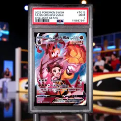 Pokemon Brilliant Stars Single Strike Urshifu Vmax #TG19 FA PSA 9 Graded Card - Image 1