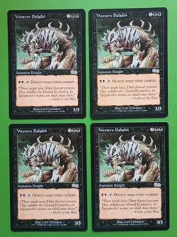 Magic the Gathering MTG Urza's Saga WESTERN PALADIN X 4 LP/EX RARE 1998! - Image 1