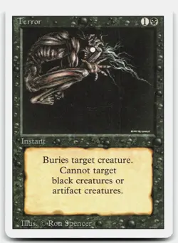 MTG Terror C Revised Edition MP - Image 1