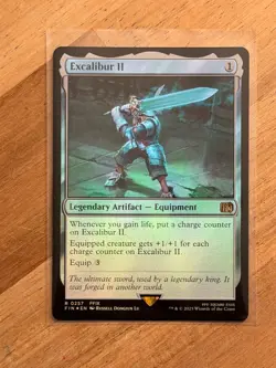 Excalibur II - Final Fantasy MTG Magic Rare Foil FFIX 0257 - Image 1