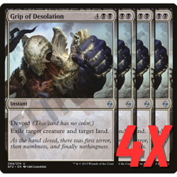 MTG Grip of Desolation (Battle for Zendikar) 094/274 (NEAR MINT) (4X) - Image 1