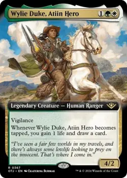 Wylie Duke, Atiin Hero (Extended Art) - Near Mint MTG - Image 1