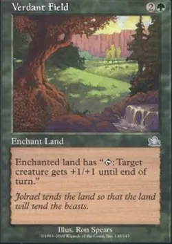 Verdant Field - Prophecy #130/143 MTG Magic The Gathering - Image 1
