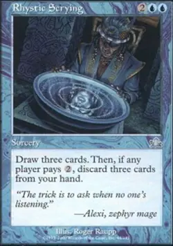 Rhystic Scrying - Prophecy #44/143 MTG Magic The Gathering - Image 1